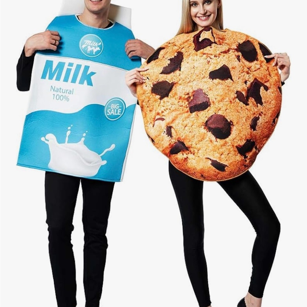 Fun Milk and Cookie ADULT Costume Set.. NOT a child’s costume